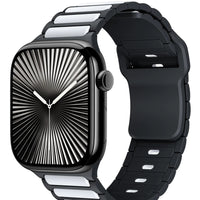 Sporty Silicone Strap for Apple Watch Inaams