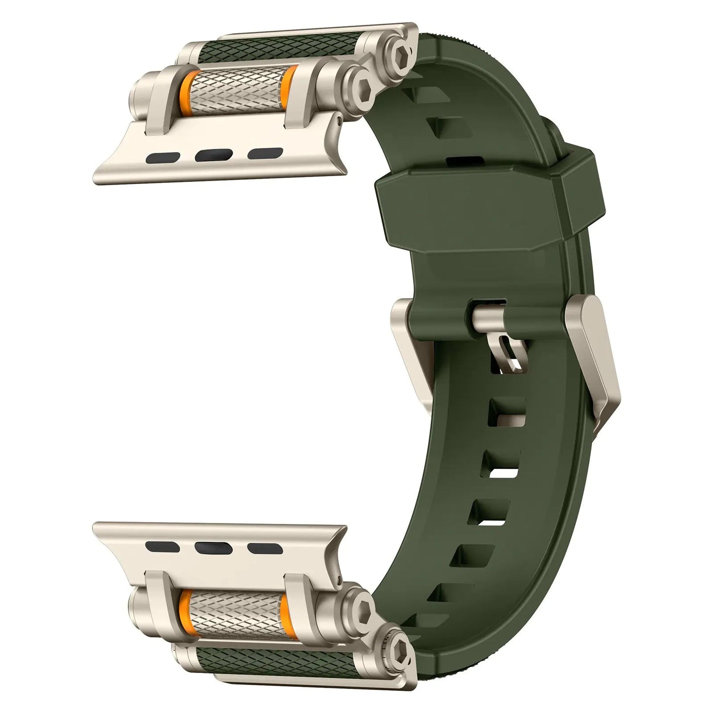 Silicone Gear Style Watch Band for Apple Watch Inaams