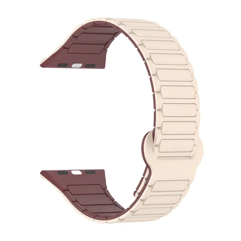 Dual-Tone Silicone Apple Watch Strap Inaams