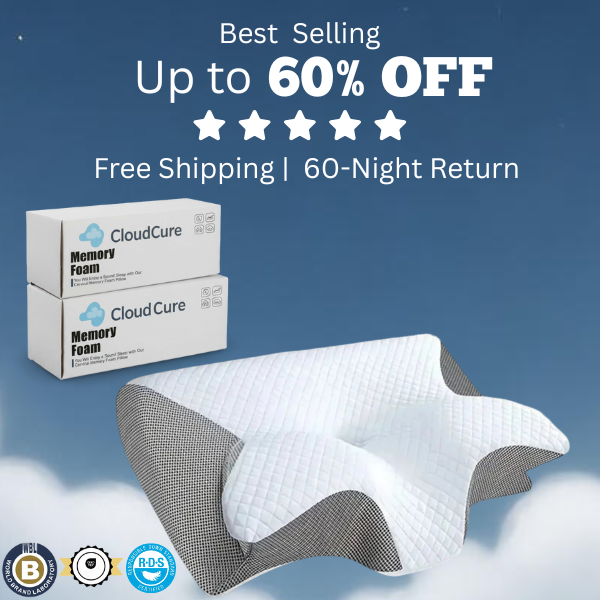 CloudCure™ Cervical Memory Foam Pillow Inaams