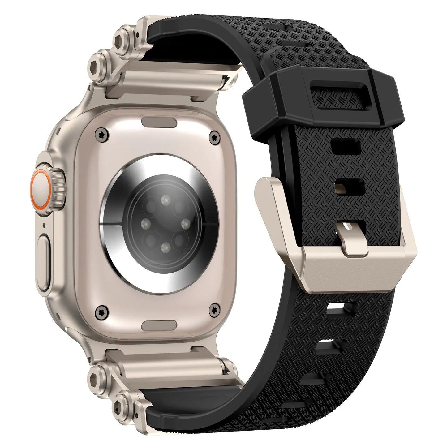 Silicone Gear Style Watch Band for Apple Watch Inaams