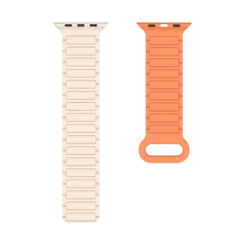 Dual-Tone Silicone Apple Watch Strap Inaams