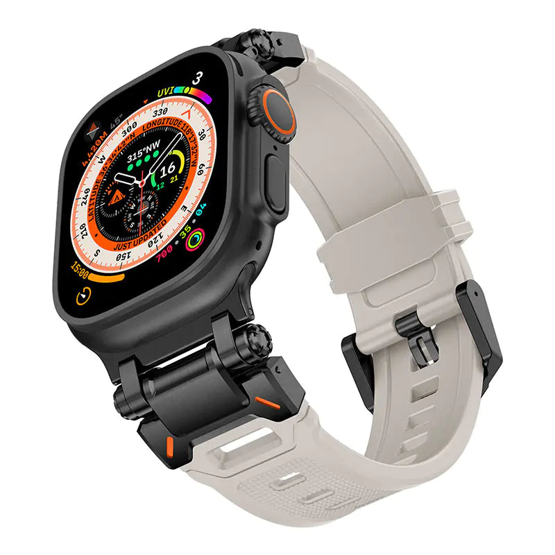 Ultra2 Titanium Steel + TPU Watch Strap Inaams