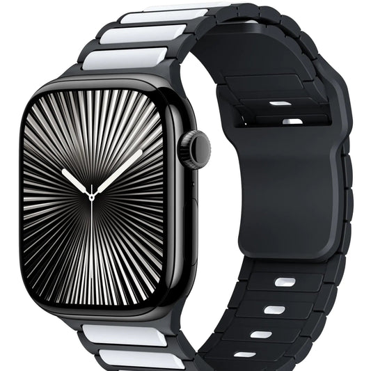 Sporty Silicone Strap for Apple Watch Inaams