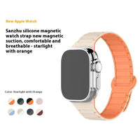 Dual-Tone Silicone Apple Watch Strap Inaams