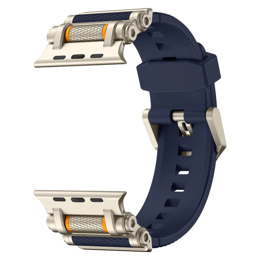 Silicone Gear Style Watch Band for Apple Watch Inaams