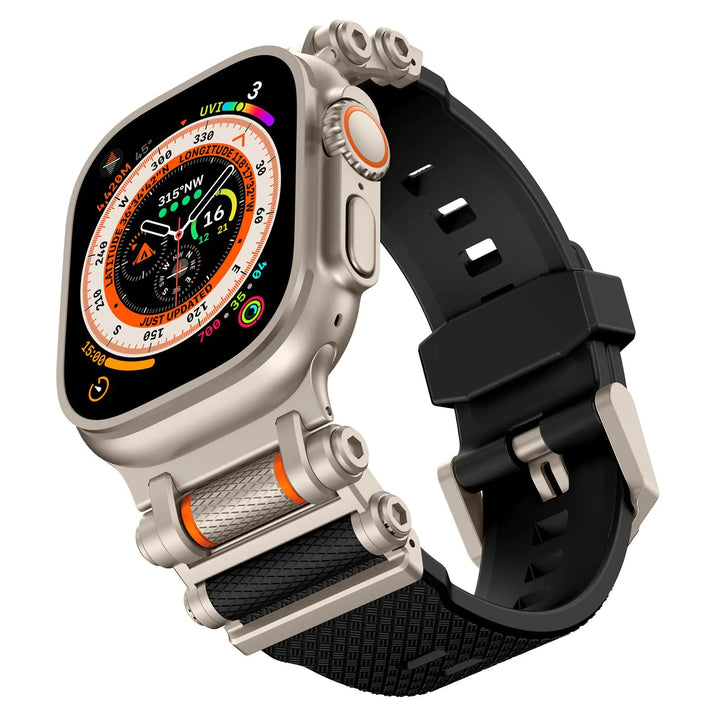 Silicone Gear Style Watch Band for Apple Watch Inaams