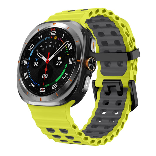 Sodhad Soft Silicone Band for Samsung Galaxy watch Ultra 47mm Band Men Women Breathable Sport Watch Band for Galaxy Watch Ultra 7 47mm Strap Inaams