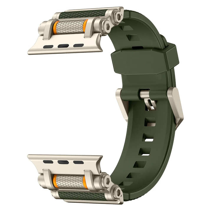 Silicone Gear Style Watch Band for Apple Watch Inaams