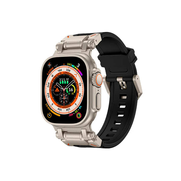 Ultra2 Titanium Steel + TPU Watch Strap Inaams